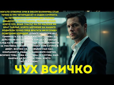 Видео: Брат Ми Се Опита Да Открадне Компанията Ми За $8М Докато Бях В Кома - Не Знаеше Че Слушам