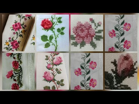 Видео: 100+ потрясающих и элегантных цветочных схем для вышивки крестом || Charsuti Kerhai Ideas For Eve...