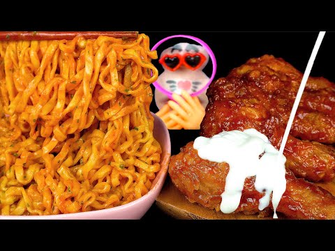 Видео: Острая куриная лапша CARBO и курица с пряностями (4K)
