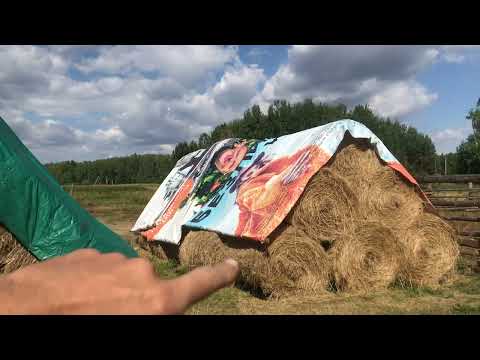Видео: Чем закрыть сено, полог или Банера