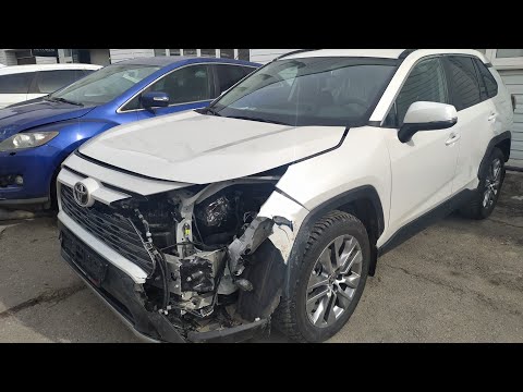 Видео: Новый Rav 4, Серьезные последствия после не сильного ДТП. body repair