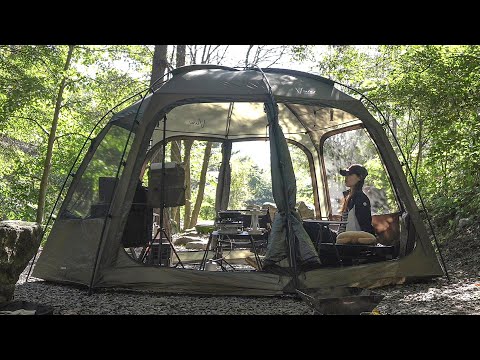 Видео: 1 ОДИНОЧНЫЙ КЕМПИНГ с ночевкой и палаткой с панорамным видом в глубоких горах⛺ / Красивая природа