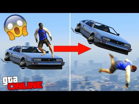 Видео: МОЖНО ЛИ ИСПОЛЬЗОВАТЬ ДеЛОРИАН КАК СКЕЙТБОРД?..😯(GTA 5 Online Смешные Моменты)