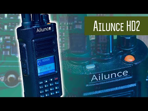 Видео: Ailunce HD2 новая DMR радиостанция VHF/UHF/220MHz Bluetooth гарнитура, раскрытие диапазона.