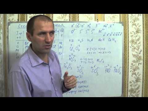 Видео: §17, 8кл. Степени окисления