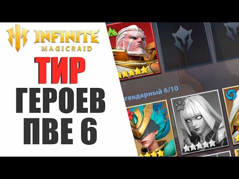 Видео: АКТУАЛЬНЫЙ ТИР ГЕРОЕВ ДЛЯ ПВЕ КОНТЕНТА В INFINITE MAGICRAID | СОБОР БЛАГОГО СВЕТА