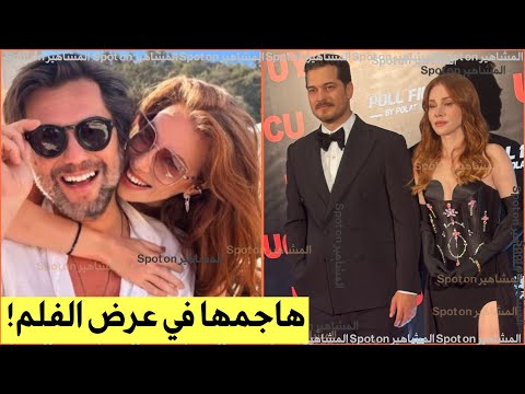 Видео: Возлюбленный Эльчин Сангу пытался напасть на журналистку Бирсен на премьере фильма «Уйкюджю» | Она