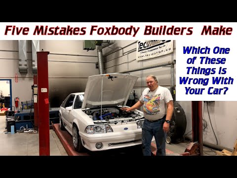 Видео: Пять ошибок производителей Foxbody, или что не так с моим Mustang?