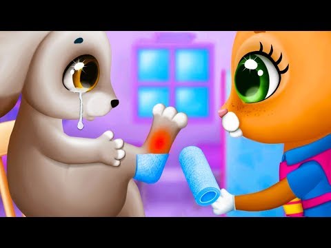 Видео: ДОКТОР КИД #5 Спасаю зайку, котиков и других животных в Kitty Meow Meow City Heroes - пурумчата