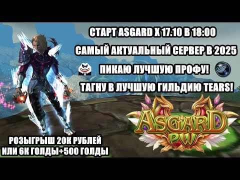 Видео: ПИКАЮ ЛУЧШУЮ ПРОФУ? САМЫЙ АКТУАЛЬНЫЙ СЕРВЕР 2025 ГОДА! СТАРТ АСГАРД 152 17.10 В 18:00!