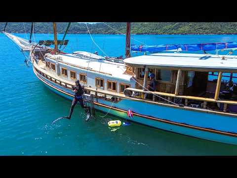 Видео: Пять якорных стоянок и целая куча лодочной жизни — Sailing Yabá 289