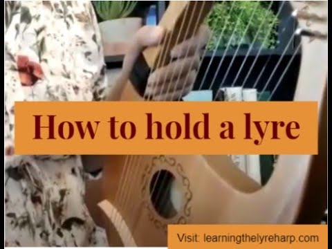 Видео: Как держать лиру — Советы по использованию современных диатонических лирических арф
