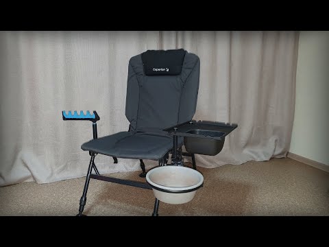 Видео: Мой самодельный обвес на фидерное кресло Сaperlan, СТОЛ, ТАЗ, ПОДСТАВКА ДЛЯ ФИДЕРА