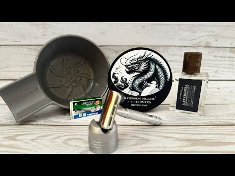 Видео: Китай рулит: YAQI чаша, помазок и голова Telstar, IL FENOMENO Blue Chimera супер мыло и aftershave