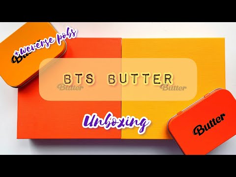 Видео: 🧈 Распаковка альбома BTS (방탄소년단) Butter (2 сета + предзаказные карты Weverse) // BTS Unboxing 🧈