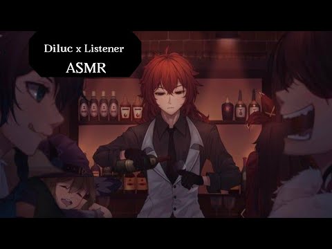 Видео: В баре с Дилюком | ASMR Diluc | Diluc x Listener | sub rus