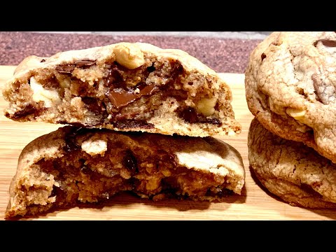 Видео: Меки бисквити с много шоколад и  ядки - само пробвайте! 🍪 Печенье -мягкое,  с шоколадом и орехами