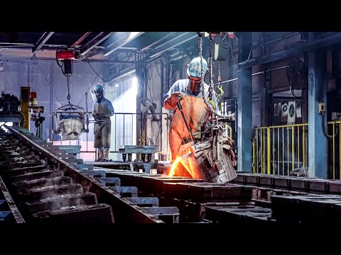Видео: Удивительная технология литья! Процесс, который передался из поколения в поколение.
