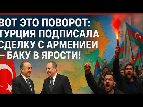 Видео: Вот это поворот: Турция подписала сделку с Арменией — Баку в ярости! 