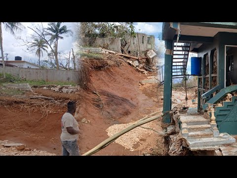 Видео: Дома, разрушенные ураганом Мелисса в Сент-Элизабет, Санта-Крус. Жилье