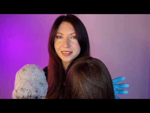 Видео: АСМР Усыпляющий осмотр кожи головы и волос 💆‍♀️ scalp exam ASMR