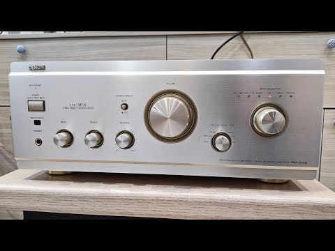 Видео: Denon PMA-2000R. Профилактика, токи покоя, звучание.