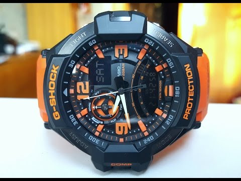 Видео: Обзор и настройка CASIO G-SHOCK GA-1000-4A (Review and setting)