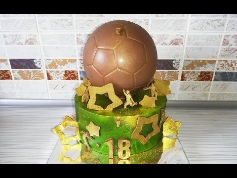 Видео: Кремовый торт для Футболиста