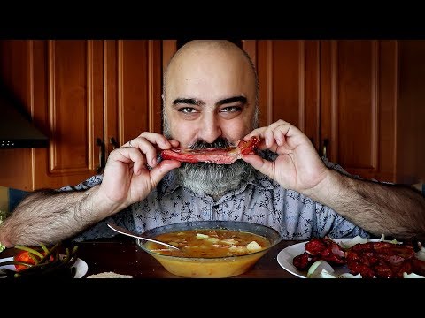 Видео: ОБЖОР!!! КОПЧЁНЫЕ РЁБРЫШКИ и СУП!!! | Жру.ру#206 | not ASMR MukBang | НЕ АСМР МУКБАНГ