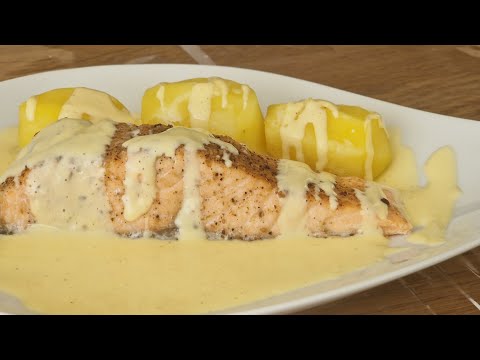 Видео: Вкусная сёмга с соусом Голландес в Thermomix