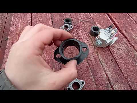 Видео: Установка карбюратора PWK на Минск!!! Переходник от Явы и он реально начал валить)))