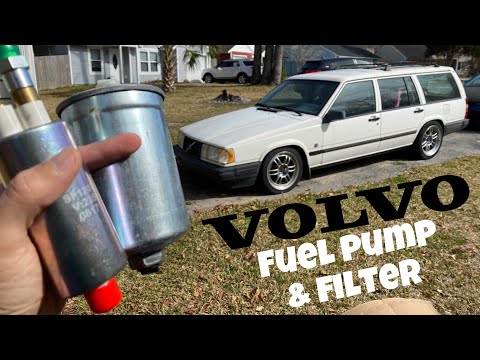 Видео: Как заменить главный топливный насос и фильтр Volvo 940 740 240