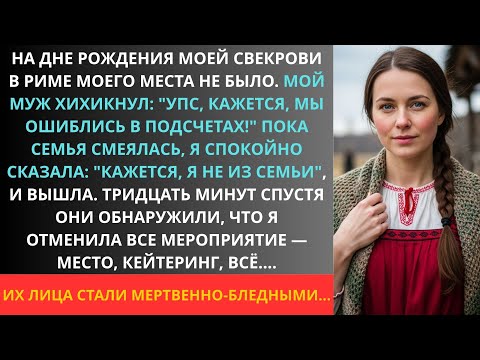 Видео: Я отменила ужин на день рождения свекрови после того, как меня исключили – месть была сладкой