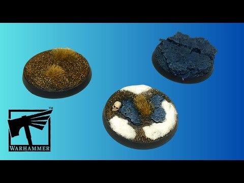 Видео: ТРИ ПРОСТЫЕ БАЗЫ ДЛЯ ВАРХАММЕР | Пошаговый гайд по покрасу | #warhammer #warhammer40k #aos #wh40k