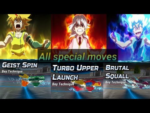 Видео: Соперники Beyblade Burst | Все спецприёмы турбо-беев | часть 3