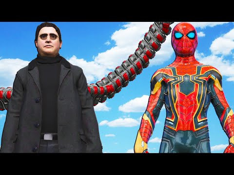 Видео: железный паук против доктора отто октавиуса (Человек-паук - нет пути домой)