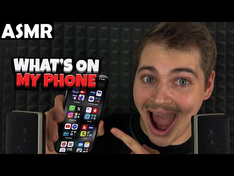 Видео: АСМР - WHAT'S ON MY PHONE (RUSSIAN) ASMR Tony Russian