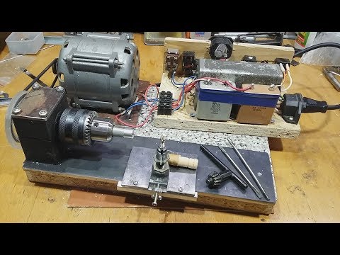 Видео: Токарный станок без токарного. (Lathe without Lathe .)