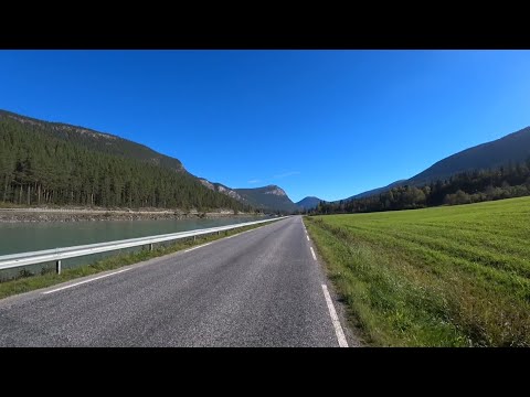 Видео: Ч.3 Велопутешествие по Норвегии. Плавучая сауна. Подъем Otta - Mysusæter