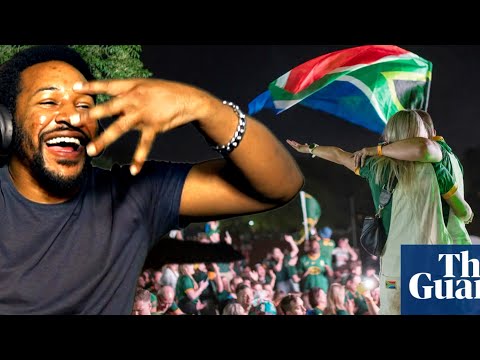 Видео: Южная Африка празднует победу «Спрингбокс» на Кубке мира! | Реакция!