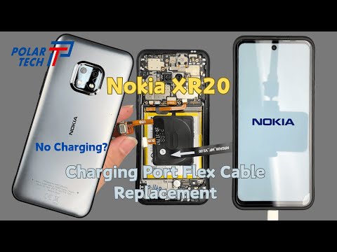 Видео: Замена FPC-платы для зарядки Nokia XR20 | Устранение проблемы отсутствия зарядки