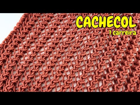 Видео: КАК ВЯЗАТЬ ШАРФ ОДНОЙ НИТЬЮ