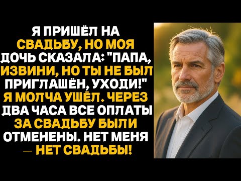 Видео: Я пришёл на свадьбу, но моя дочь сказала:«Папа, ты не приглашён, уходи!»