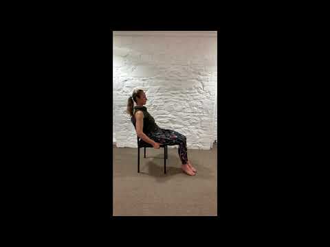 Видео: коремни мускули седейки на стол