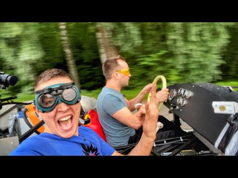 Видео: Первый выезд SHELBY COBRA на 12 день сборки.