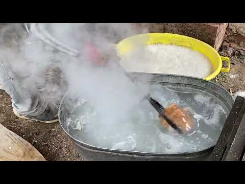 Видео: Обжиг керамики на дровах.