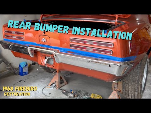 Видео: Замена бампера Firebird 1968 года, а также расположение и выравнивание кронштейна