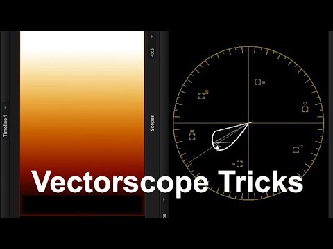 Видео: Объяснение токостей работы Vectorscope. Подводные камни в работе с третичными цветами