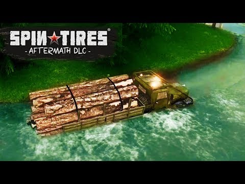 Видео: SpinTires - Новое DLC Aftermath - Последствия #5 + РУЛЬ