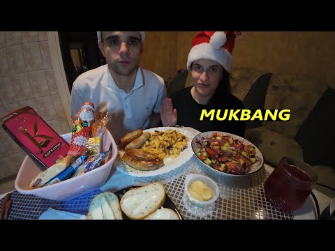 Видео: МУКБАНГ КАРТОШКА ЖАРЕНАЯ / МЯСНЫЕ КОЛБАСКИ ГРИЛЬ / САЛАТ/ EATING MUKBANG ASMR #mukbang #asmr #eating